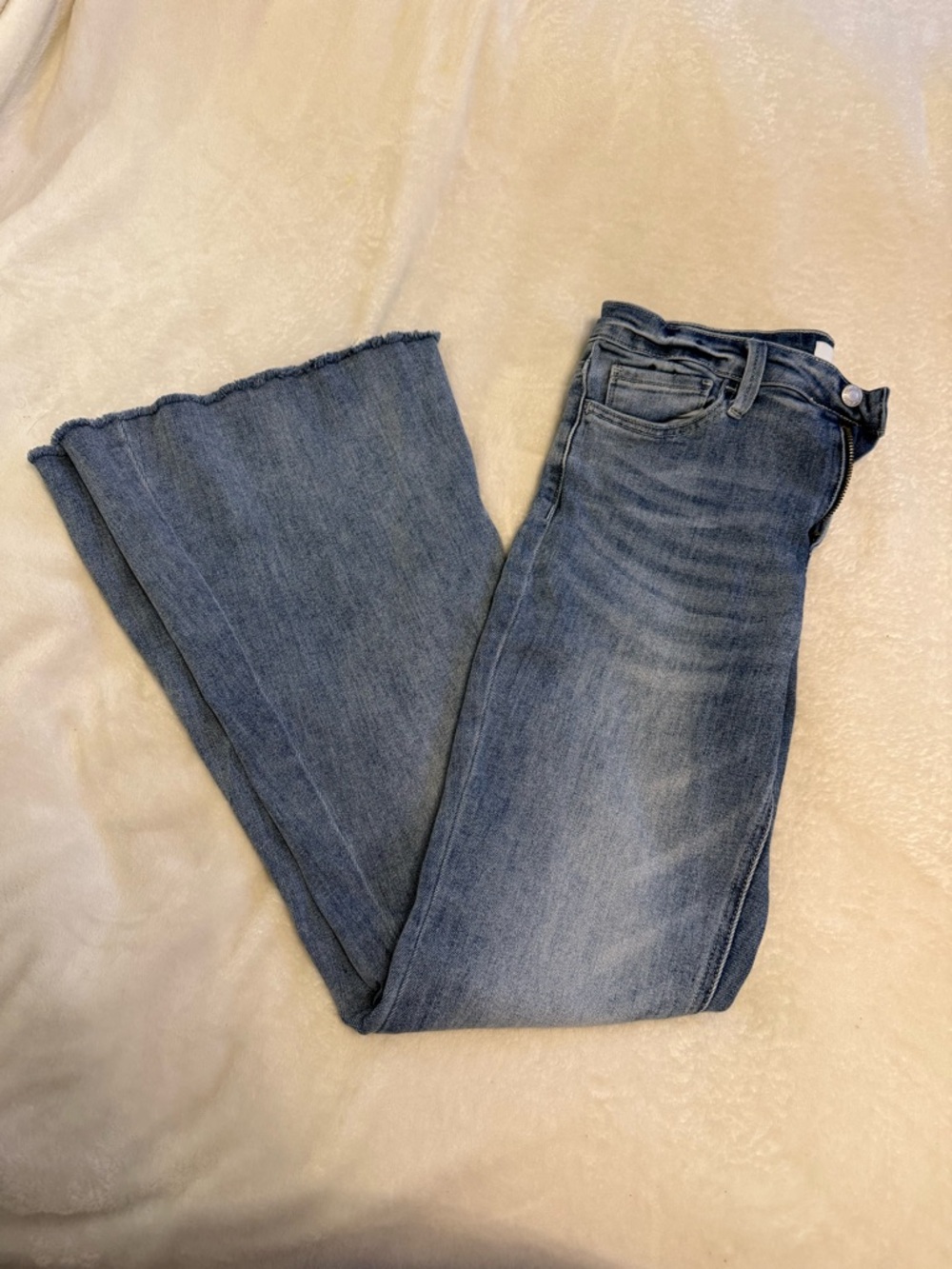 High-Rise Women’s Boot Cut Jeans in Faded Blue